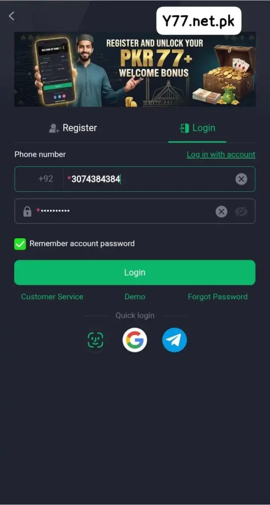 Y77 Login