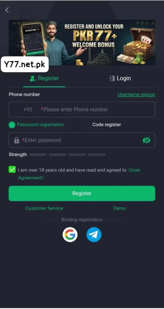 y77 register